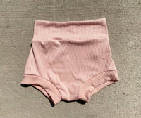 Fall Solids Rib Knit Bummies/Shorties