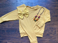 Fall Solids Rib Knit Sweatshirt