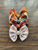 Fall Print Scrunchies