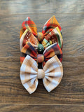 Fall Print Bows