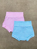 Spring Plaid Bummies/Shorties