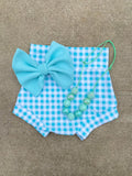 Plaid coordinating Solids Bows