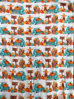Fall Print Peplum