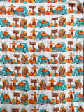 Fall Print Peplum