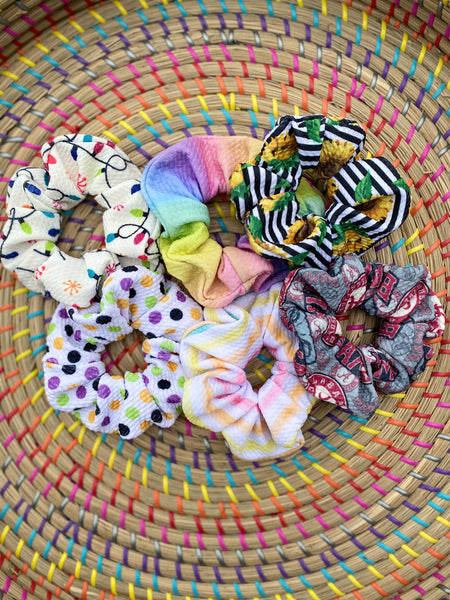 Single Printed scrunchie